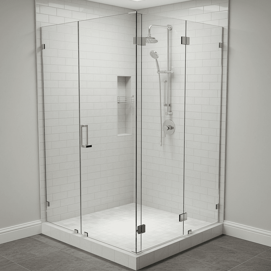Frameless Glass Shower